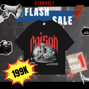 STARVOLT: Áo Poison đầu lâu rắn